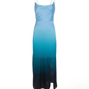 INTERMIX PARIS SILK SLIP DRESS